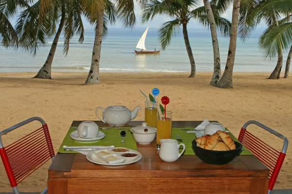 Café da manhã, almoço e jantar