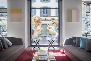 Lobby sitting area