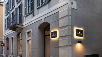 Front of property - evening/night