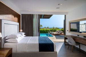 Executive Fitness Suite Sea View with Private Pool and Gym | Literie de qualité, minibar, coffre-fort pour ordinateur portable