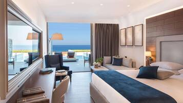 Premium bedding, minibar, in-room safe, desk