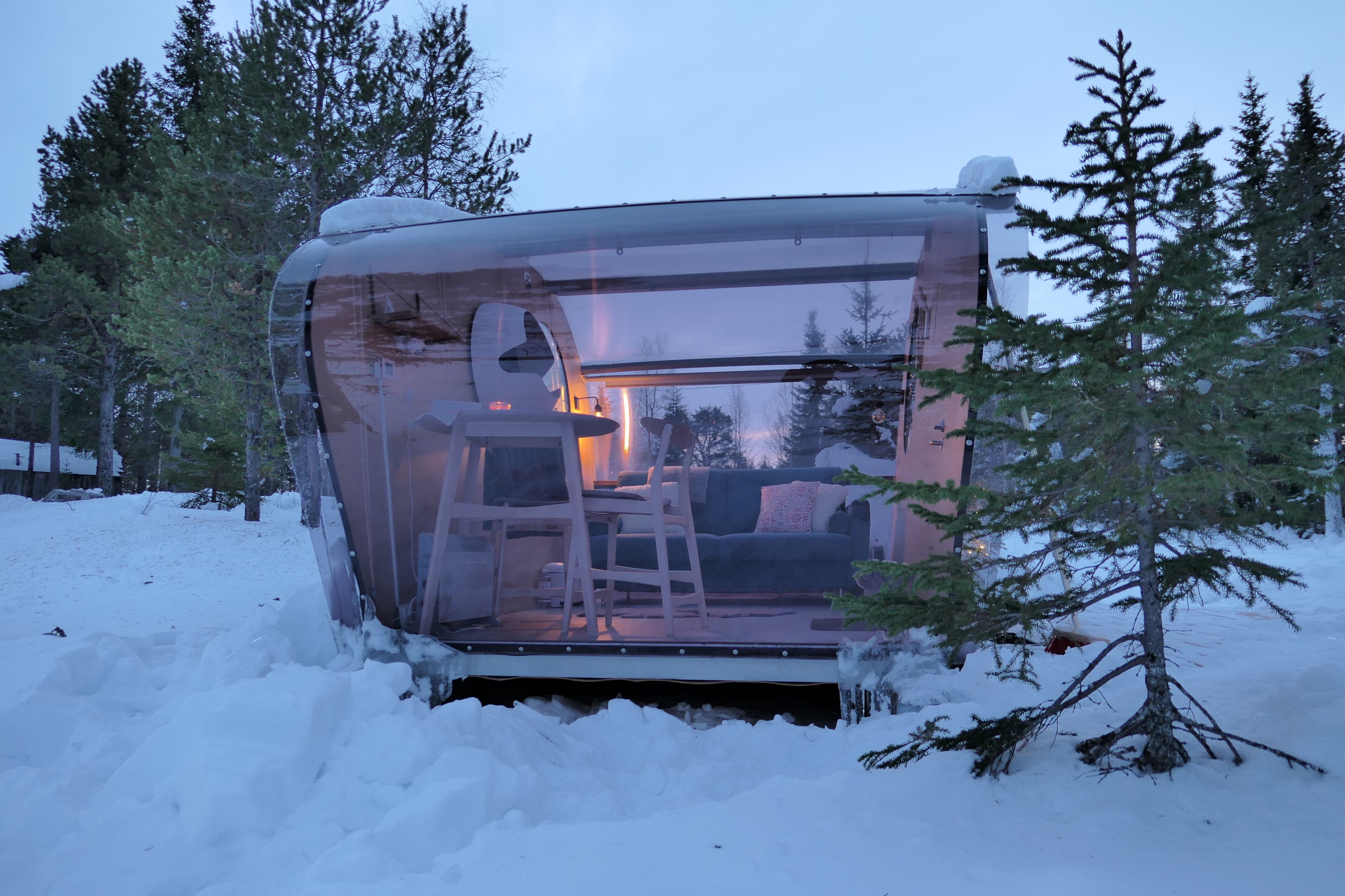 front of property – evening/night