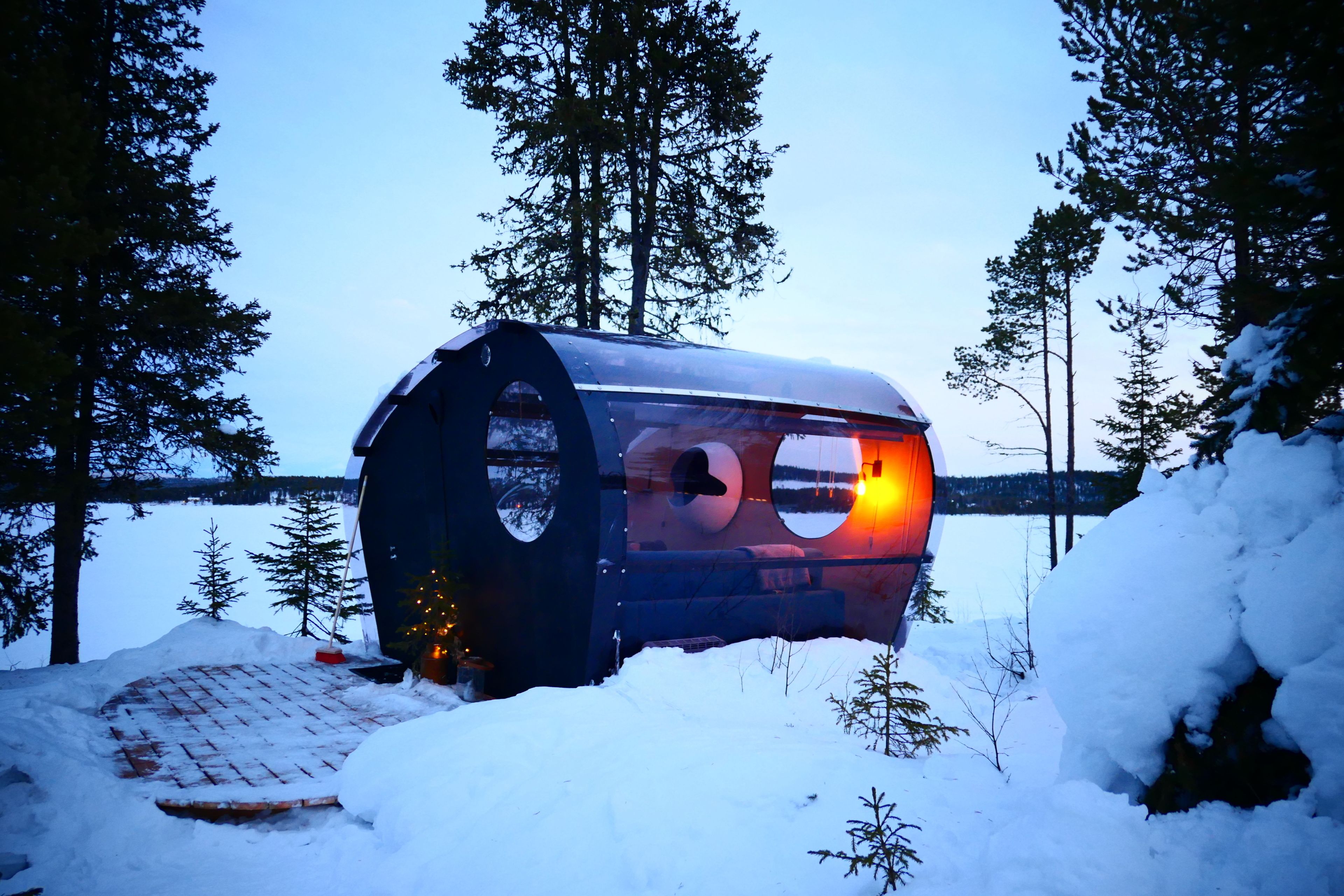 front of property – evening/night