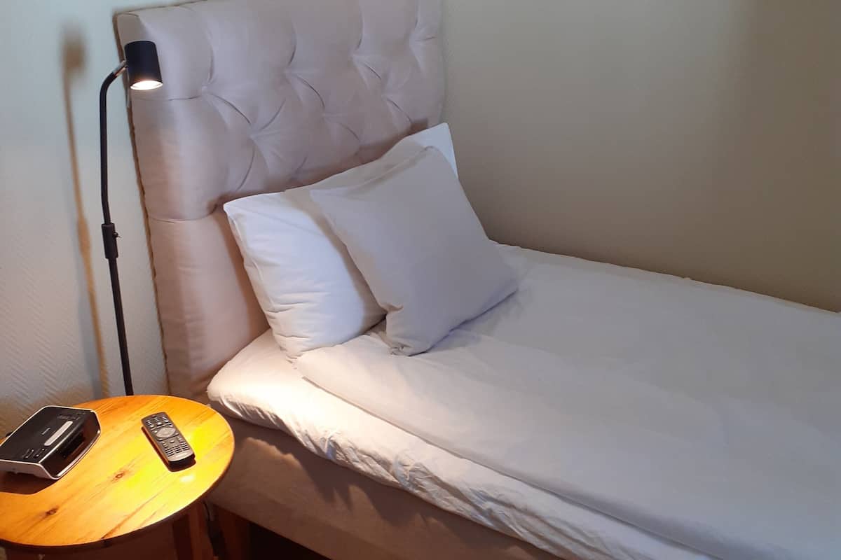 Kamar Single | Meja kerja, ruang kerja ramah laptop, dan setrika/meja setrika