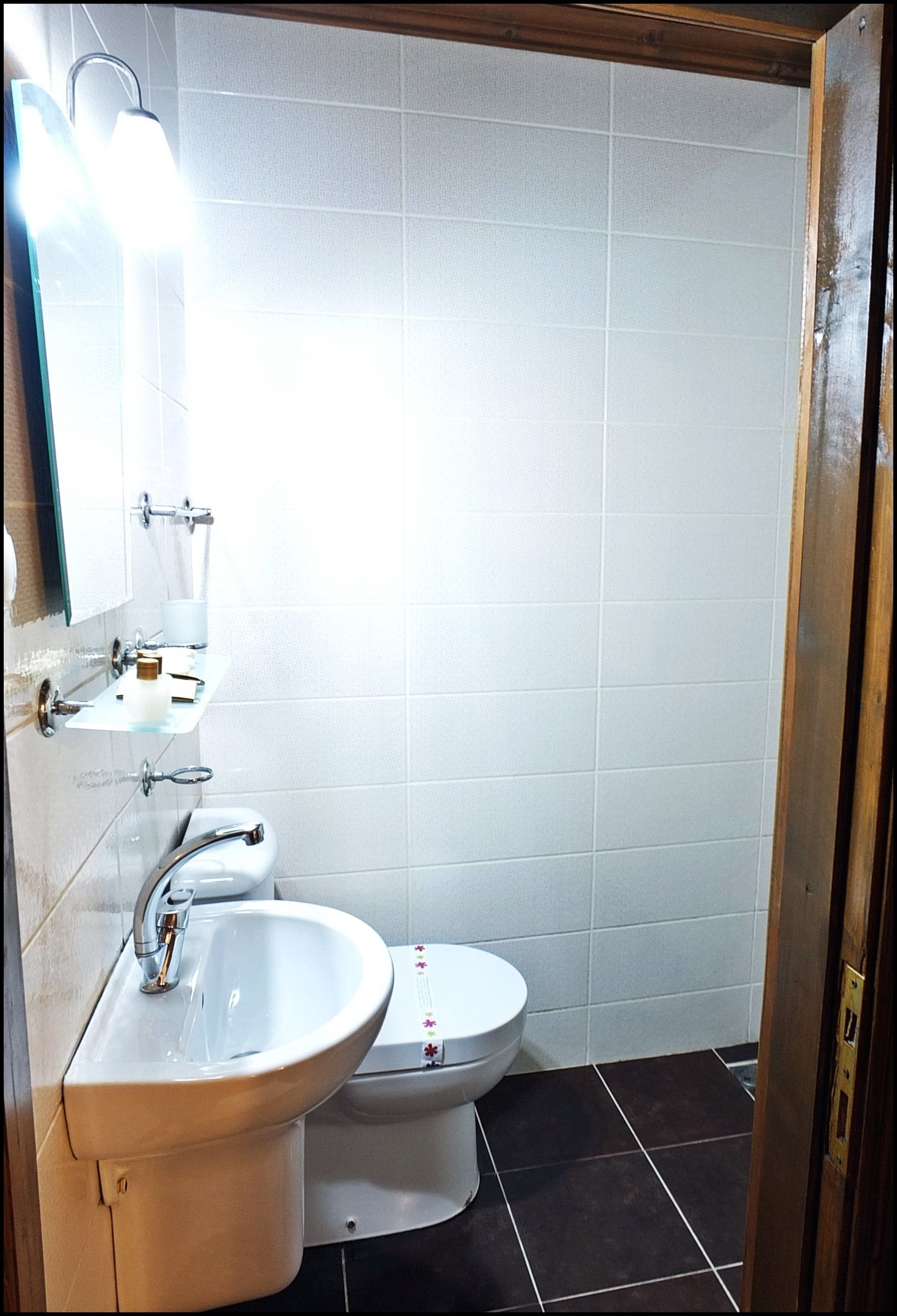 shower, free toiletries, hair dryer, slippers