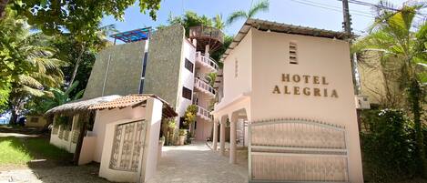 Overnatningsstedets facade