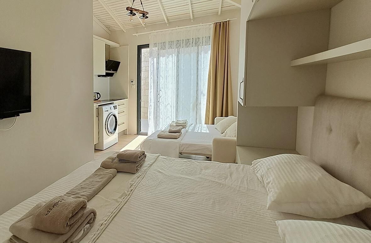 Junior Stüdyo | Kaliteli yatak takımı, minibar, odada kasa, ses yalıtımı 