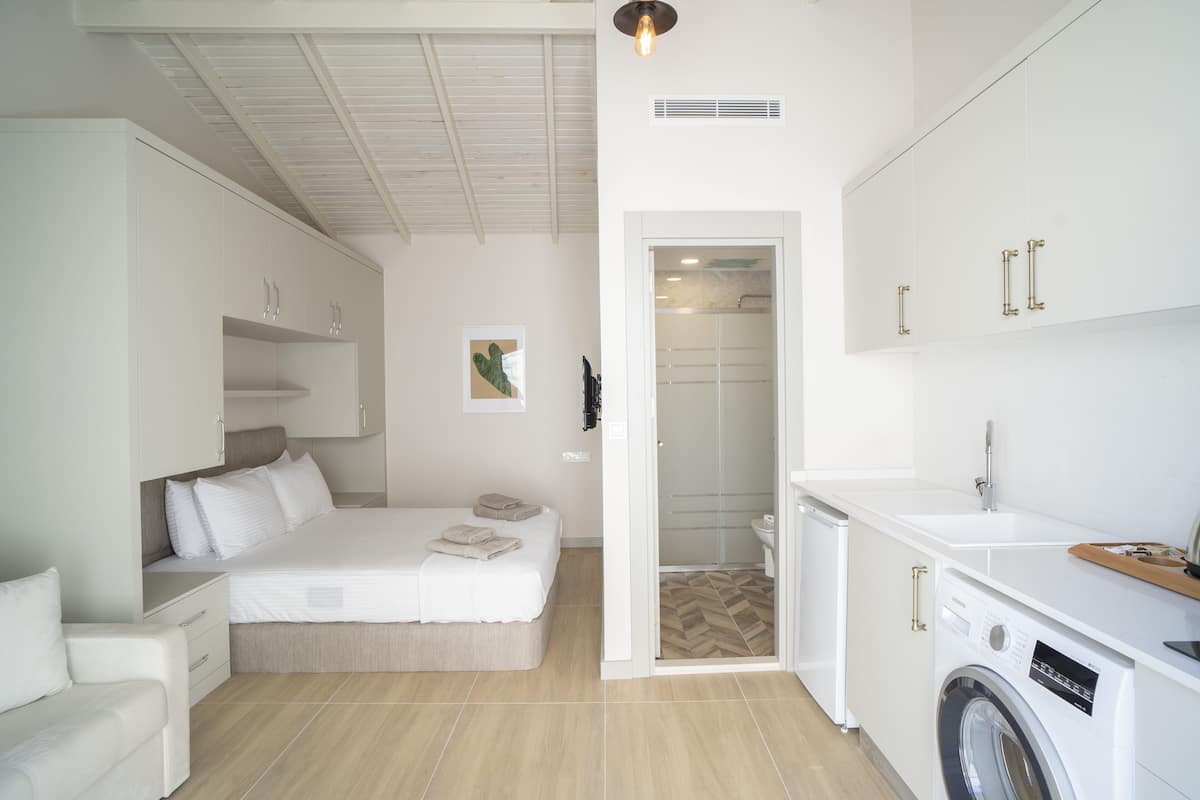 Design-Studio, Gartenblick | 1 Schlafzimmer, hochwertige Bettwaren, Minibar, Zimmersafe
