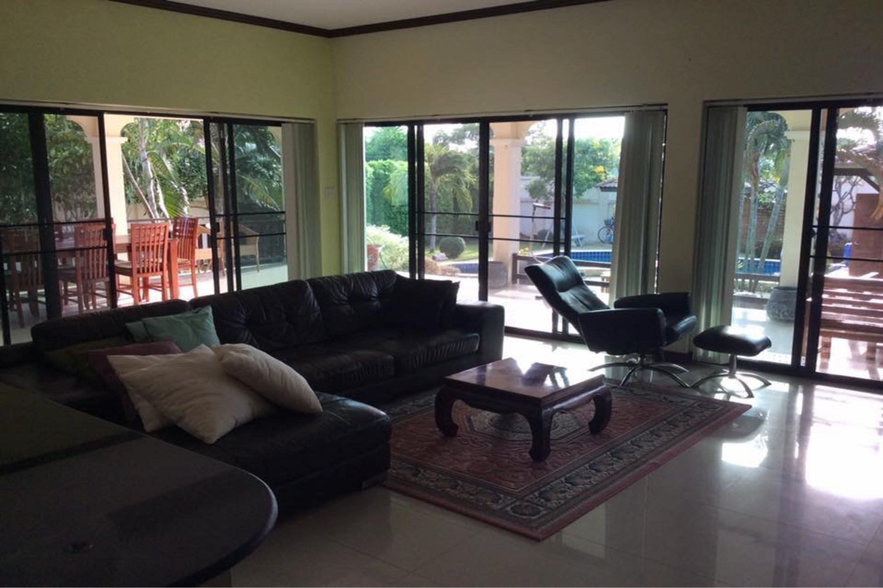 Luxury House, 3 Bedrooms | Living area | 36-inch flat-screen TV with cable channels, TV