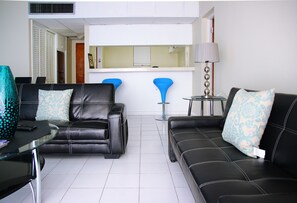 Comfort Apartment, 1 Bedroom | Living room | Flat-screen TV - Montego Bay Club Beach Resort (Montego Bay)