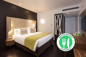 Habitació estàndard, 1 llit doble | Roba de llit d'alta qualitat, mobiliari individual i escriptori 