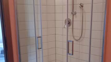 Double Room (private entrance) | Bathroom | Combined shower/tub, deep soaking tub, hair dryer, bidet