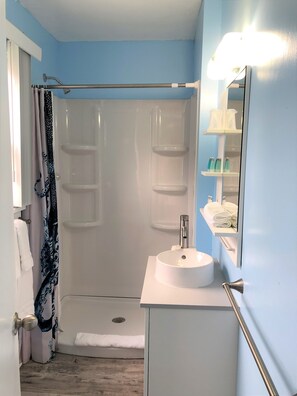 Premium-Suite, 1 Schlafzimmer | Dusche im Bad