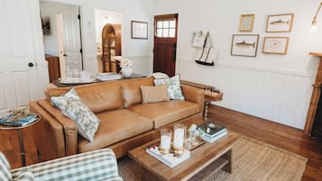 Ralphs Room Cottage | Living area | Flat-screen TV, fireplace