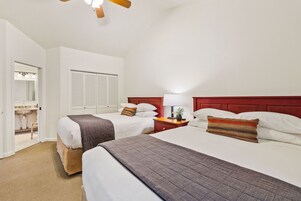 Double Queen Suites | 1 bedroom, desk, iron/ironing board, free WiFi