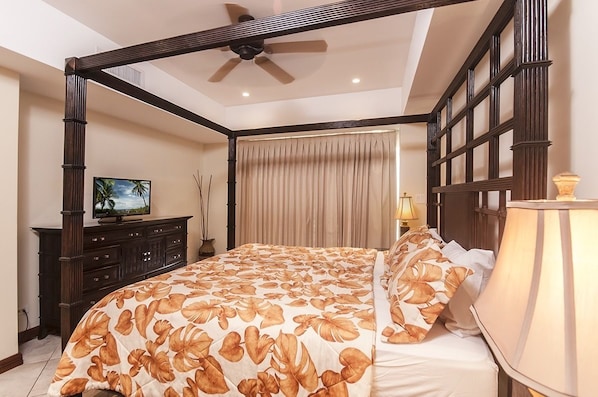 Condo Deluxe, 3 chambres, vue sur le complexe, au bord de l’océan | 3 chambres, coffre-fort, décor unique, ameublement unique