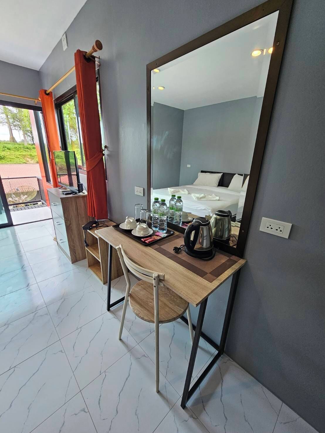 Balcony River View  | ผ้าม่านกันแสง, Wi-Fi ฟรี