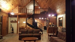 TV, fireplace, DVD player