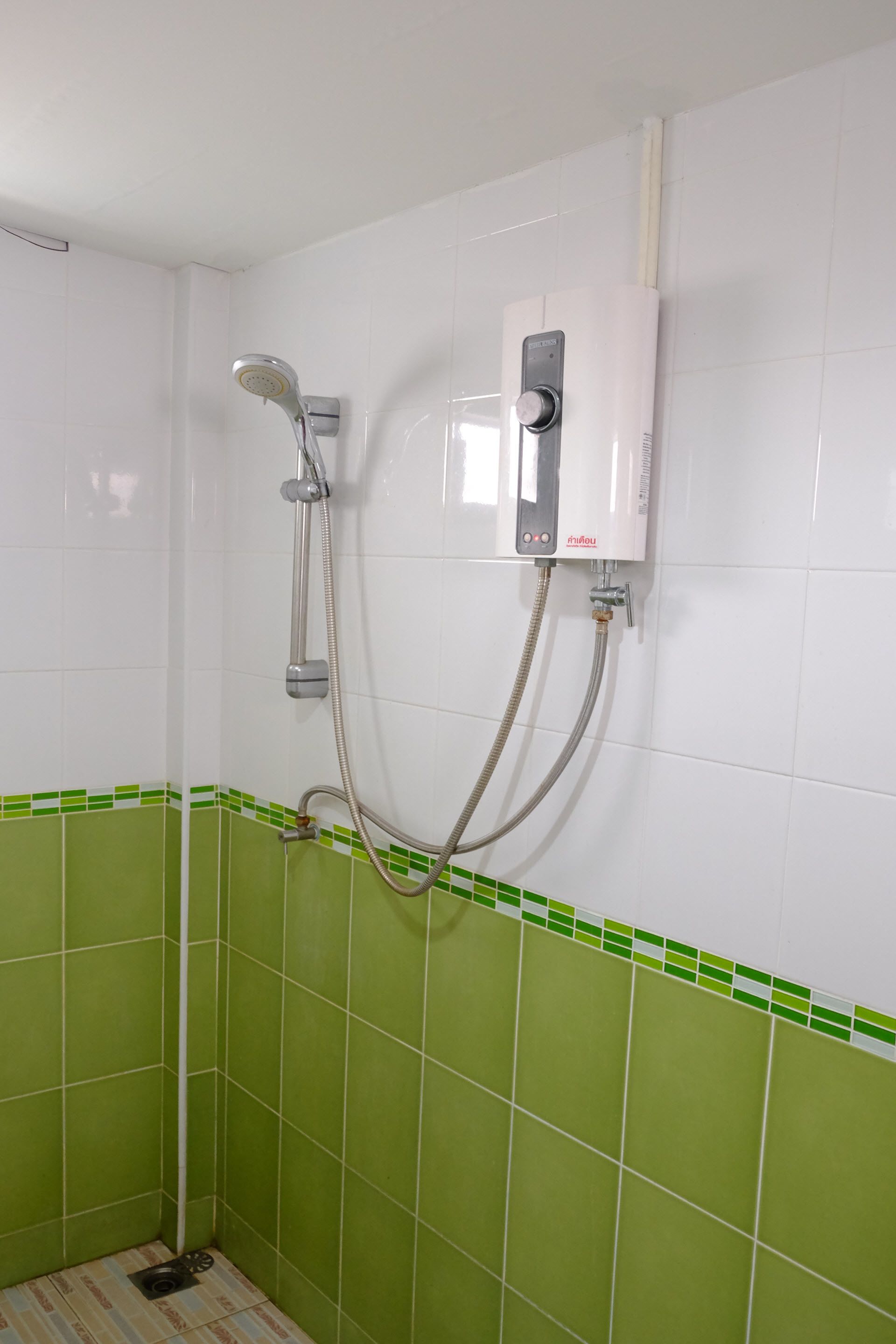 Dusche im Bad