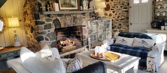 A European Country Getaway ~ 1930s Stone Cottage In Connecticut!