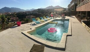 A heated pool - Awesome residence with a pool and a great view (Propriano)