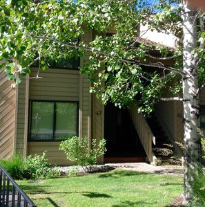 Exterior detail - Eklhorn Village in Sun Valley-golf,ski,fish,hike,bike,swim,tennis,art,shop (Sun Valley)