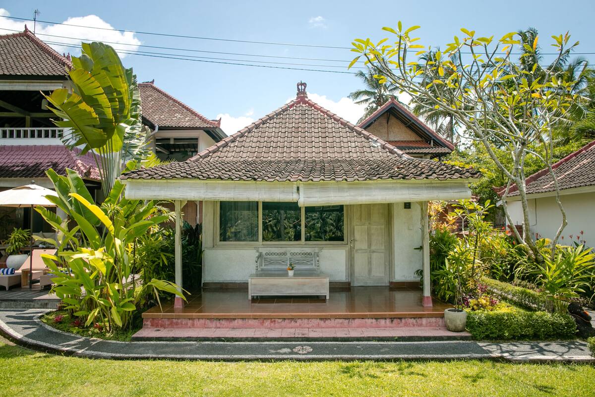 Deluxe Biu Villa with Ricefield View | 1 室のベッドルーム、高級寝具、デスク、WiFi (無料)