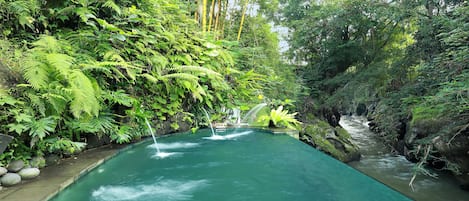 3 outdoor pools, open 7 AM to 9 PM, pool cabanas (surcharge)