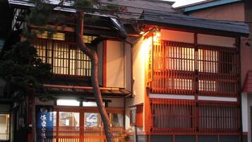 Front of property – evening/night