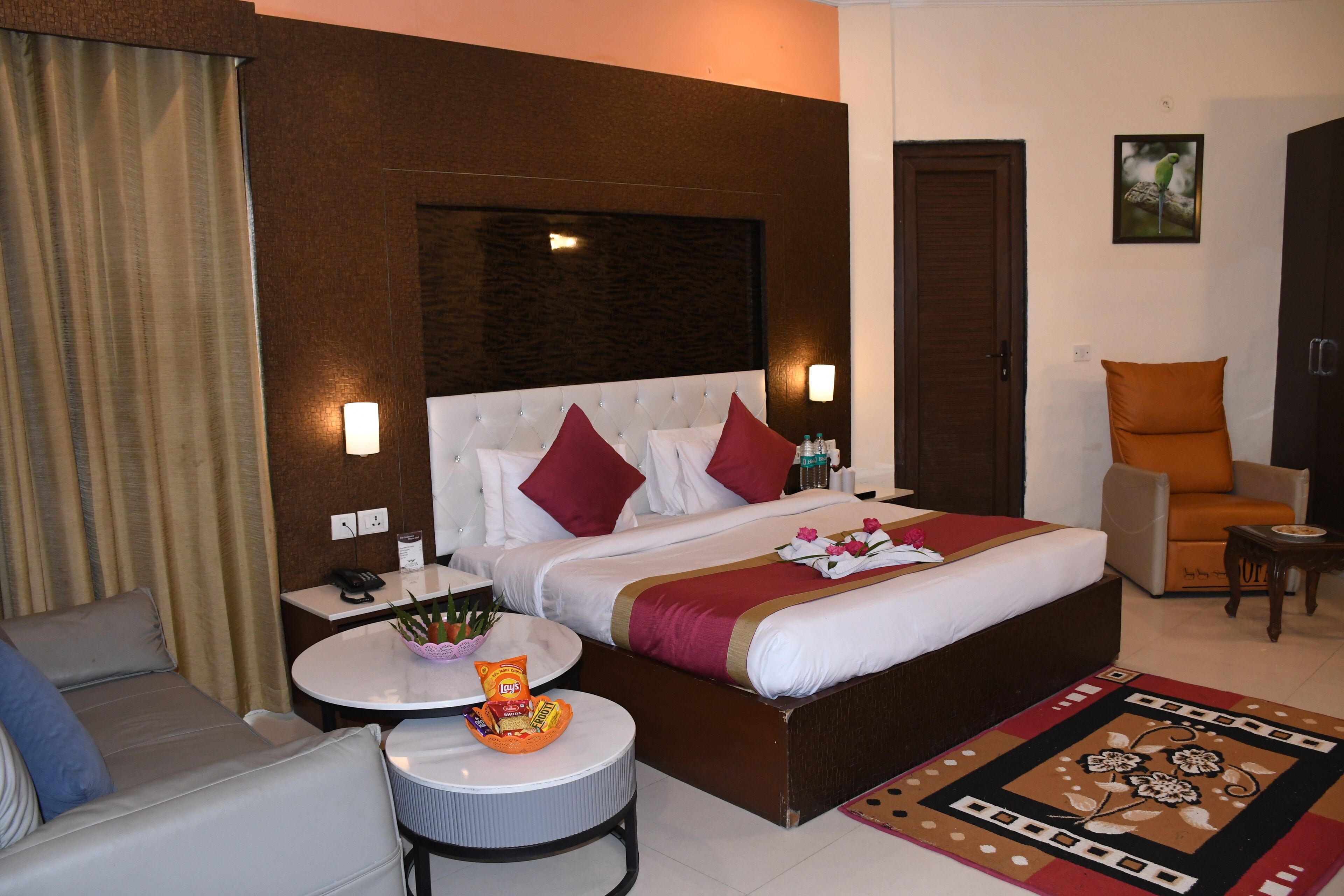 Camera Standard, 1 letto king | Biancheria da letto ipoallergenica, una cassaforte in camera