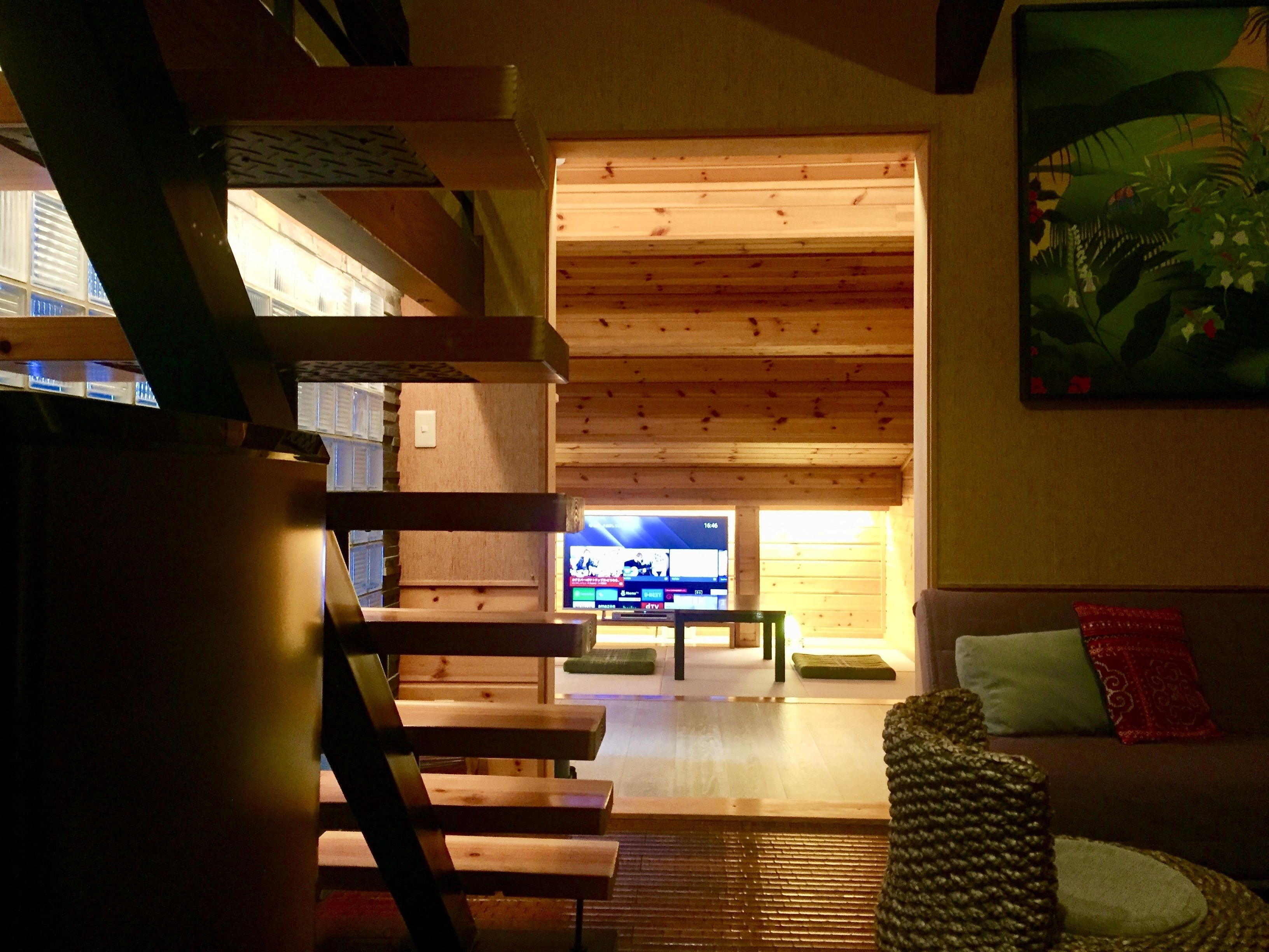 [View Jacuzzi kitchen with mist] ~condo~ Non-smoking | Living area