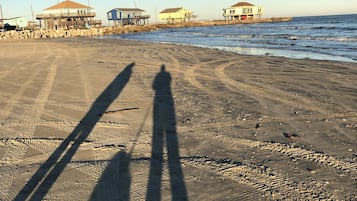 En la playa