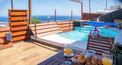 F. LA CASITA - PISCINE PRIVĂE CLIMAT, SAUNA ET JACUZZI. WIFI VUES Ă LA MER