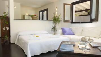 2 habitaciones, escritorio, tabla de planchar con plancha y wifi gratis