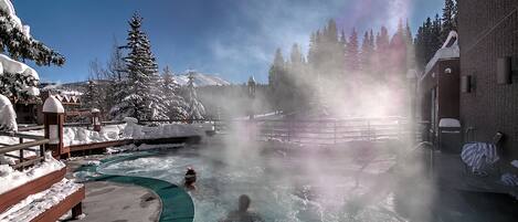 Indoor pool, a heated pool