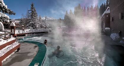 Ski in Ski out Studio up to 4 people. King size bed. 50 feet to Superchair!