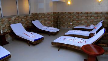 Couples treatment room(s), hot stone massages, deep-tissue massages