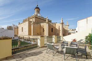 Penthouse Panoramique, 3 chambres, vue ville | Terrasse/Patio