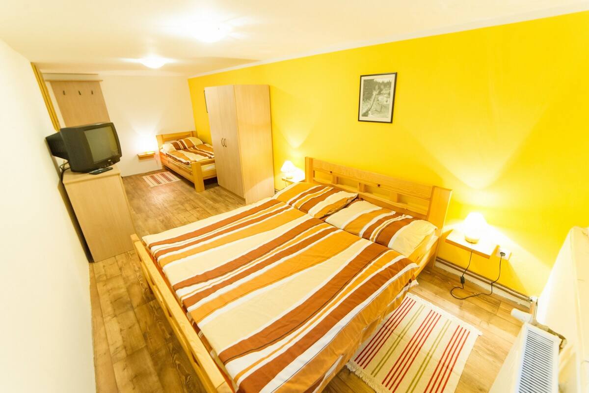 Basic Apartment, 1 Bedroom | Soundproofing, iron/ironing board, WiFi (free), bed sheets