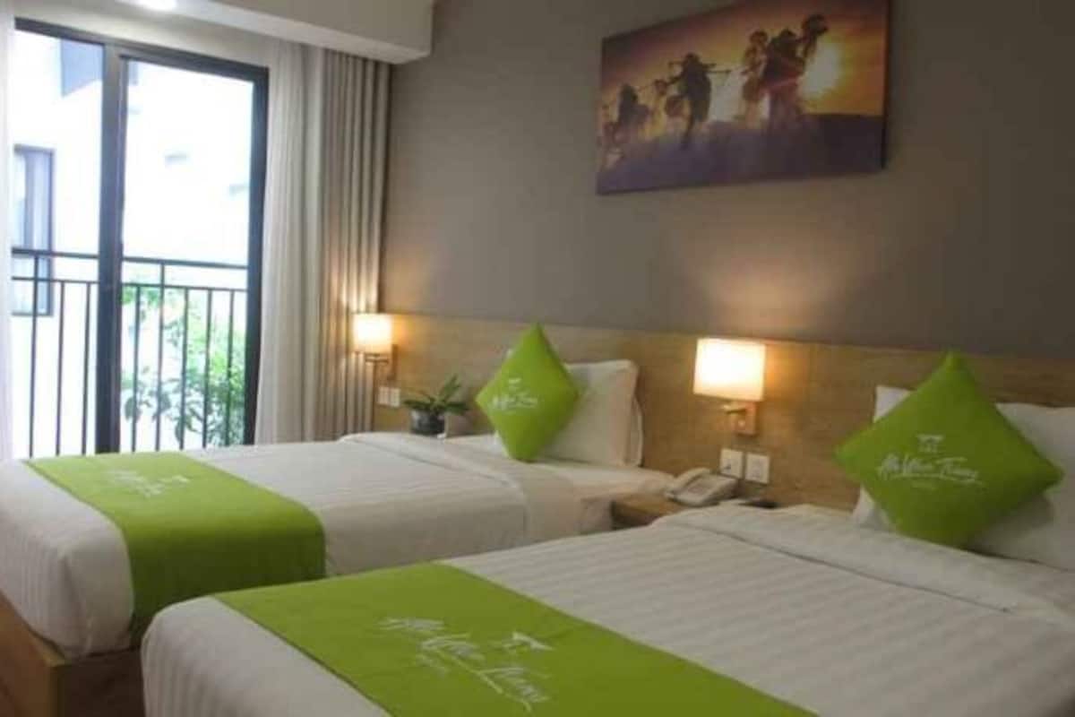 Ropa de cama de alta calidad y minibar