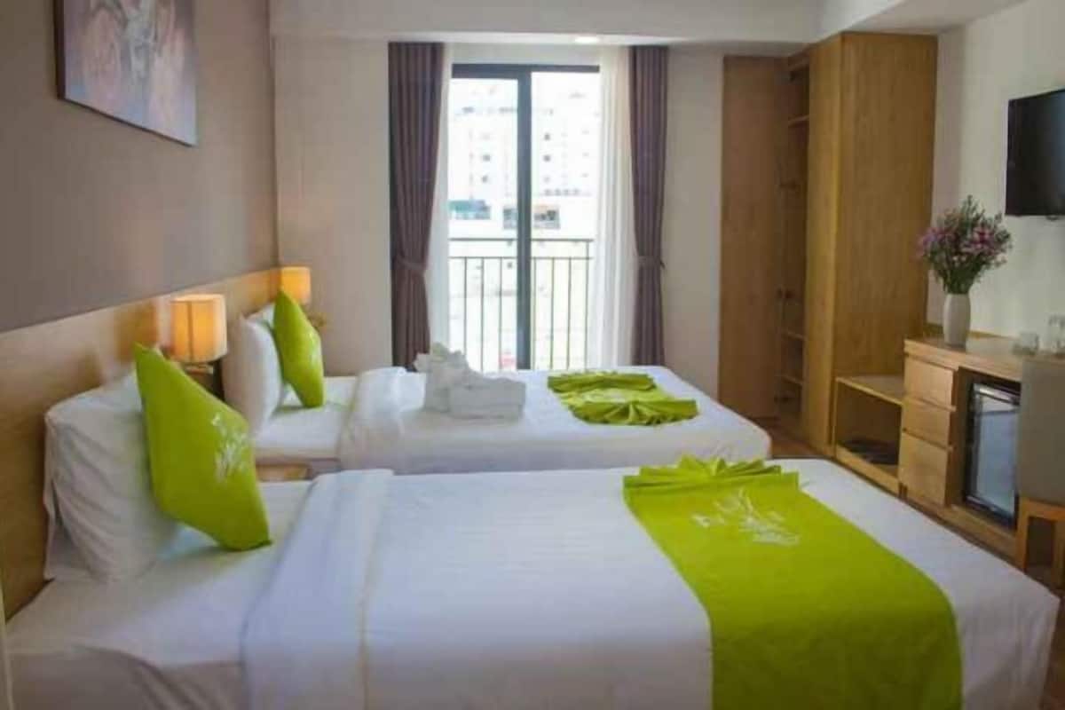 Ropa de cama de alta calidad y minibar