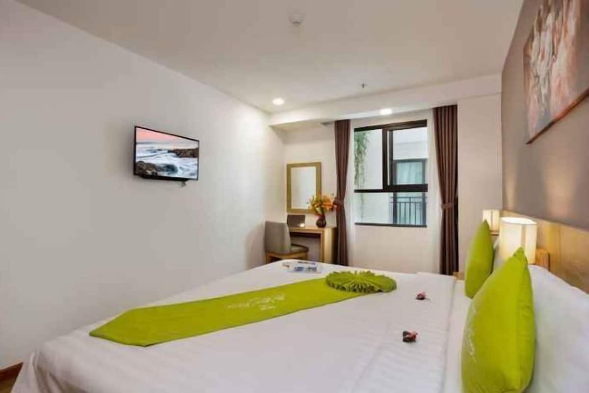 Ropa de cama de alta calidad y minibar