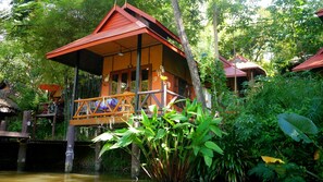 Wooden Cottage | Desk, free WiFi - Pho Rak Nah Pai Guesthouse (Pai)
