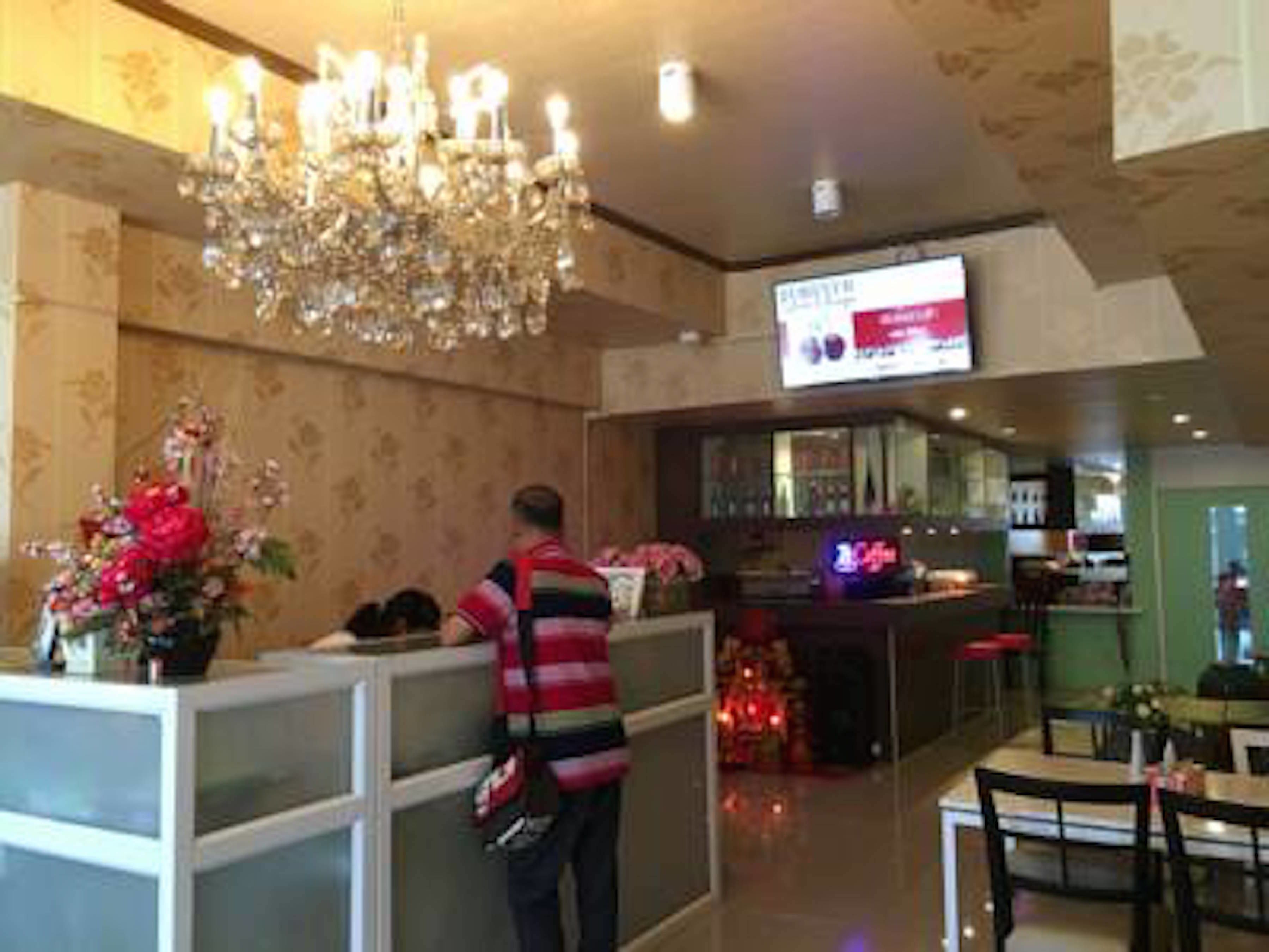 Mostrador para check-in y check-out