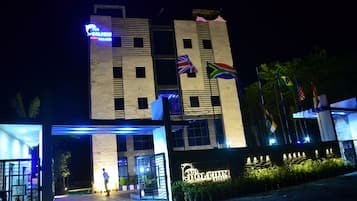 Front of property - evening/night