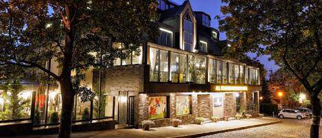 Front of property - evening/night