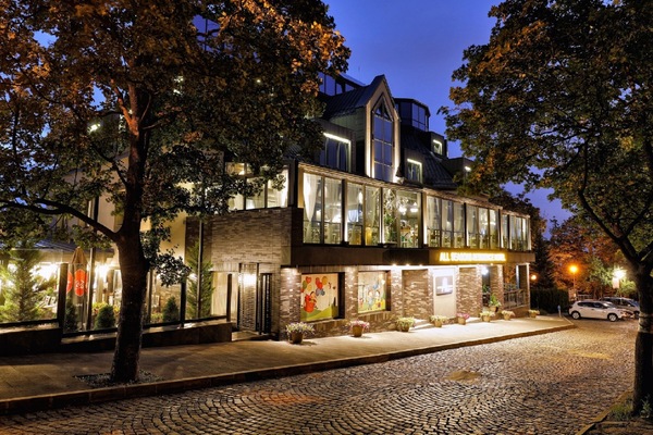 Front of property - evening/night