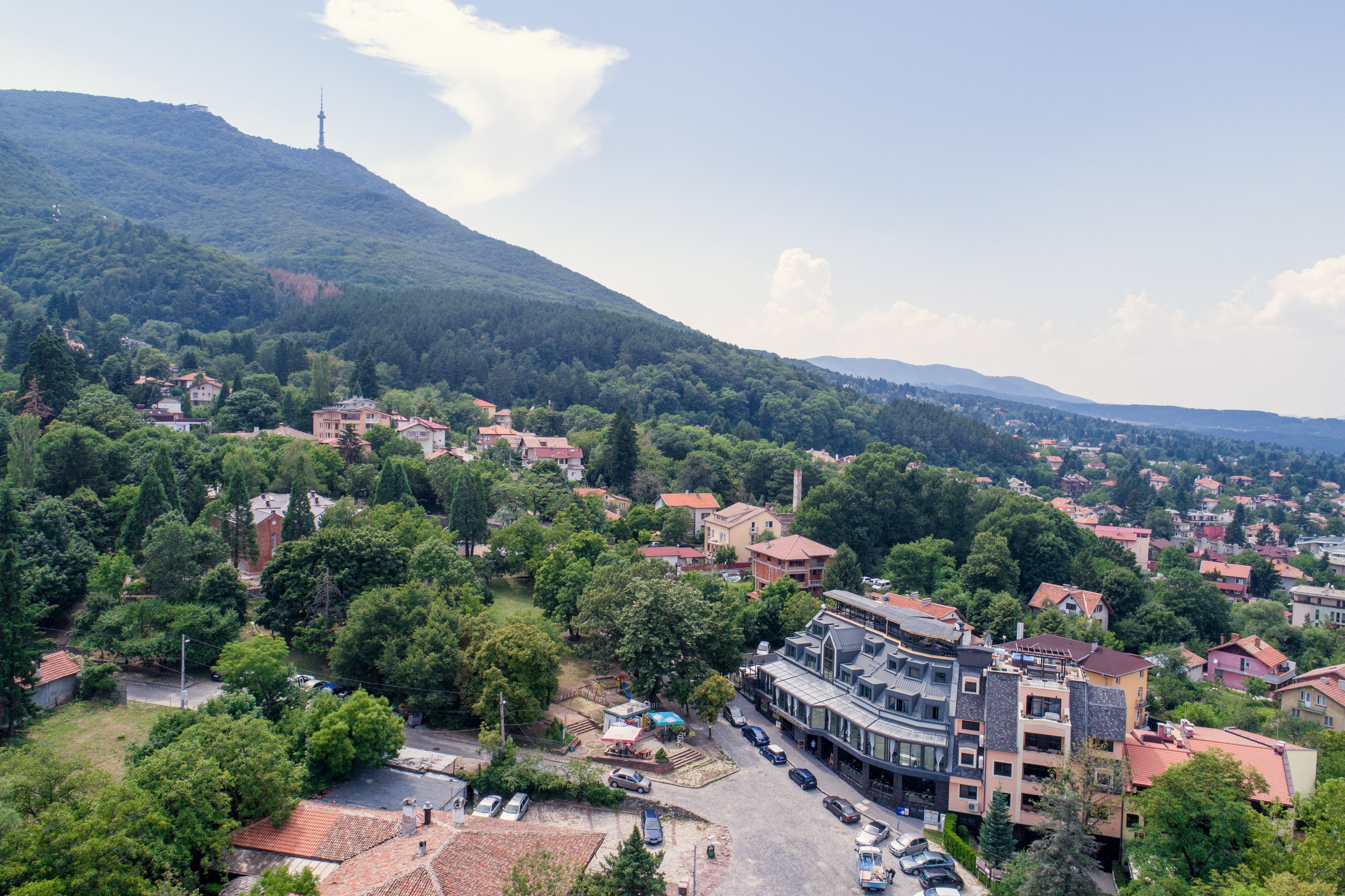 outdoor wedding area