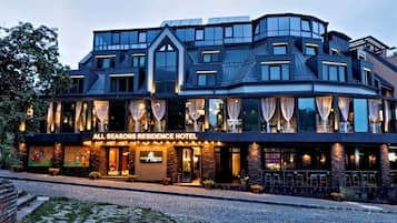 Front of property - evening/night