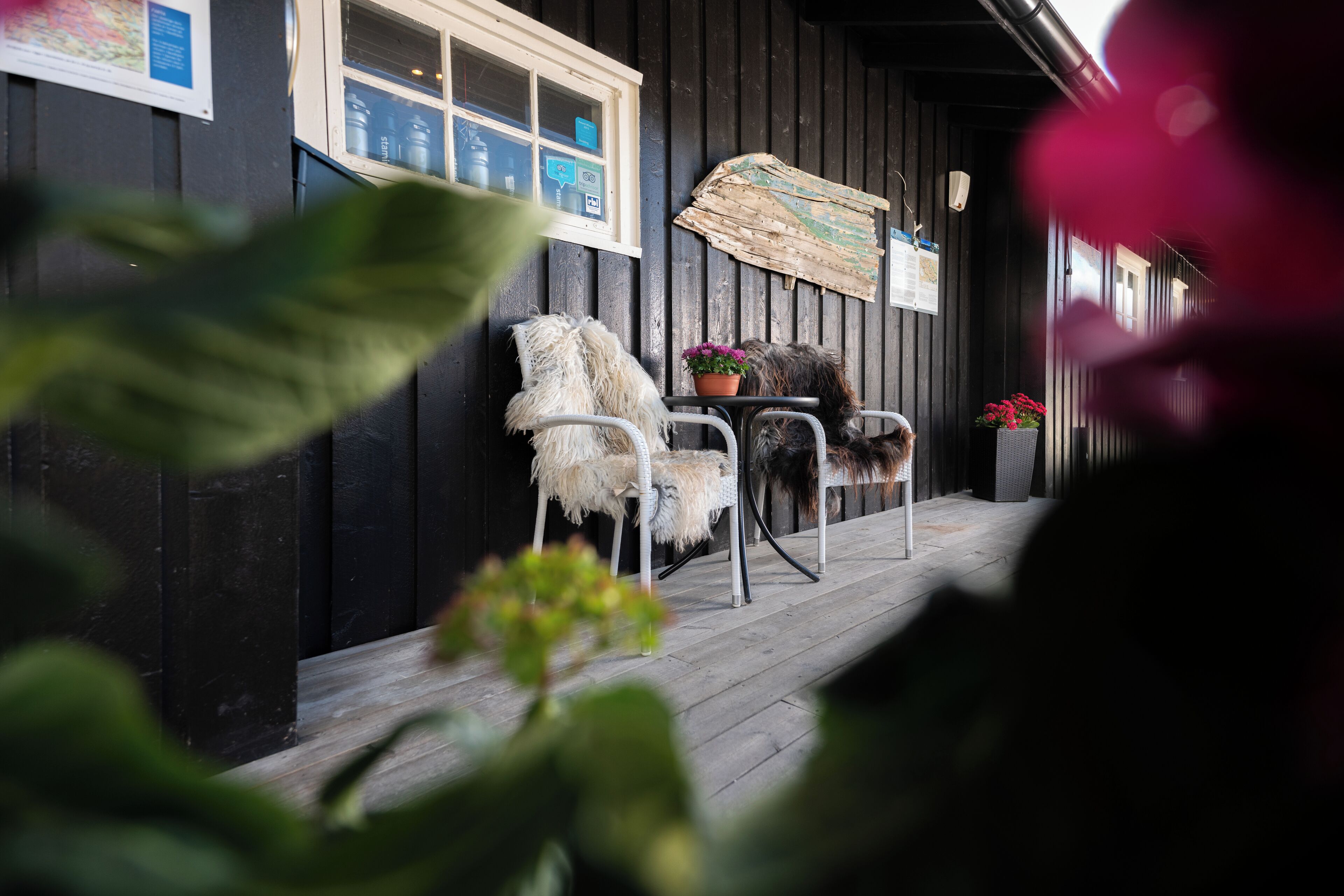 Majoituspaikan julkisivu